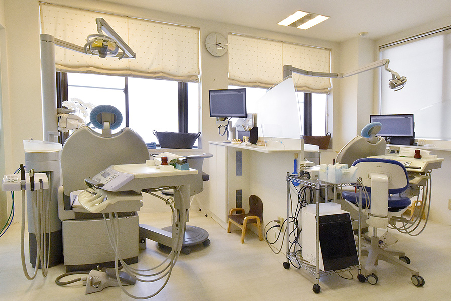 画像：かみさか歯科医院受付